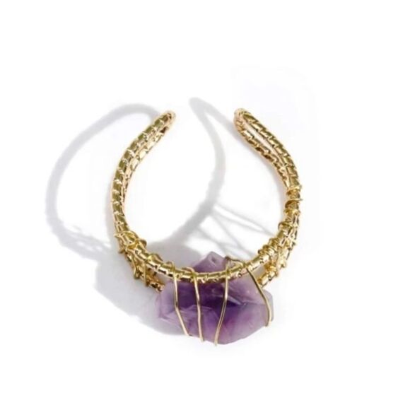 Purple EMERY ROSE STONE RING - Picture 10 of 11
